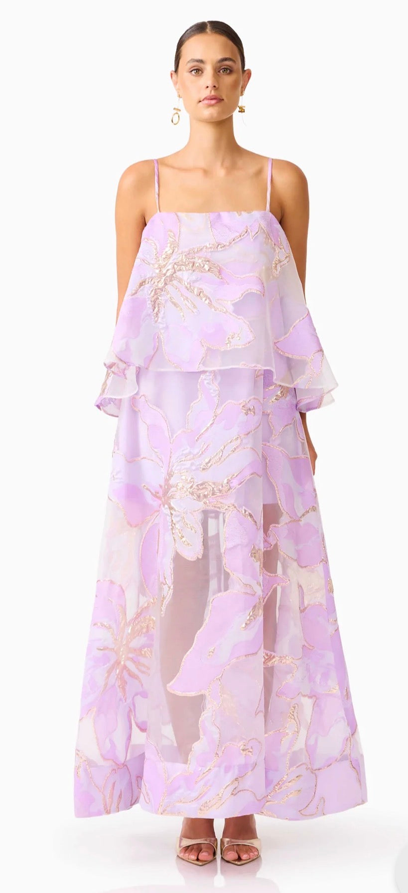 ELLIATT Elysia Tiered Gown Size L