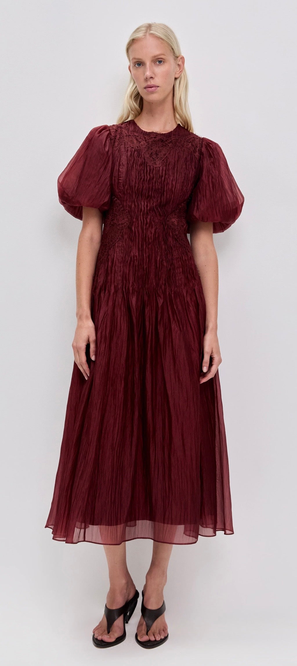Aje Ophelia Midi Dress Size 14