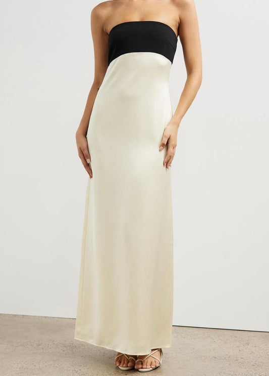 Minima Esenciales Arlo Bodice Strapless Column Dress Size 12