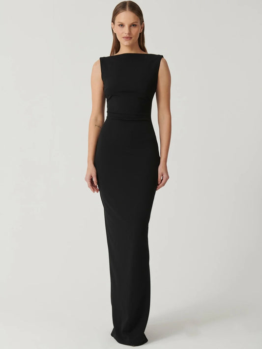 Effie Kats Verona Gown Black Size L